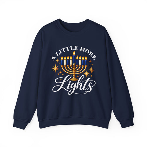A Little More Light | Hanukkah Crewneck Sweatshirt